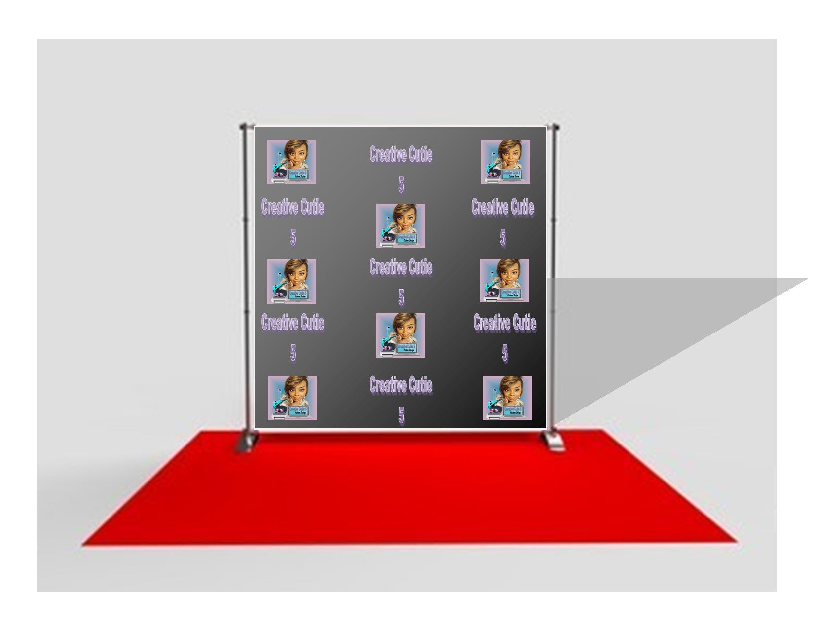 Step and Repeat 8' by 8' Banner